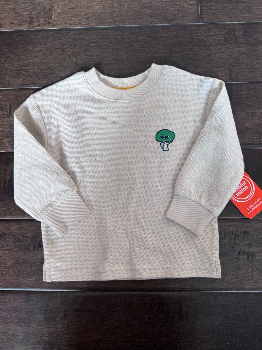 💜3/$15 Wonder Nation & Carter’s Toddler Holiday Red Truck & Broccoli Sweater 2T - Picture 6 of 10